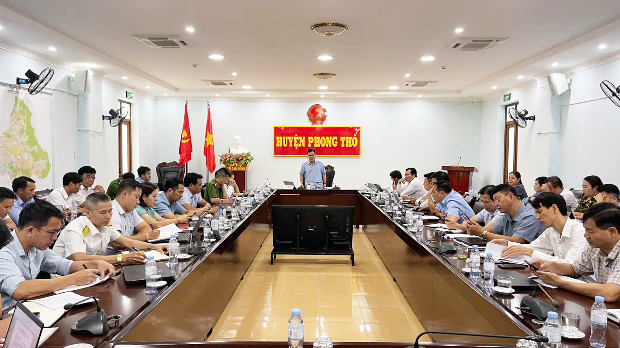 Phong Thổ: Phiên họp Ban chỉ đạo cải cách hành chính, chuyển đổi số
